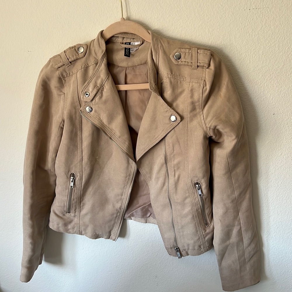 Jacket, tan/ cream, small h&m